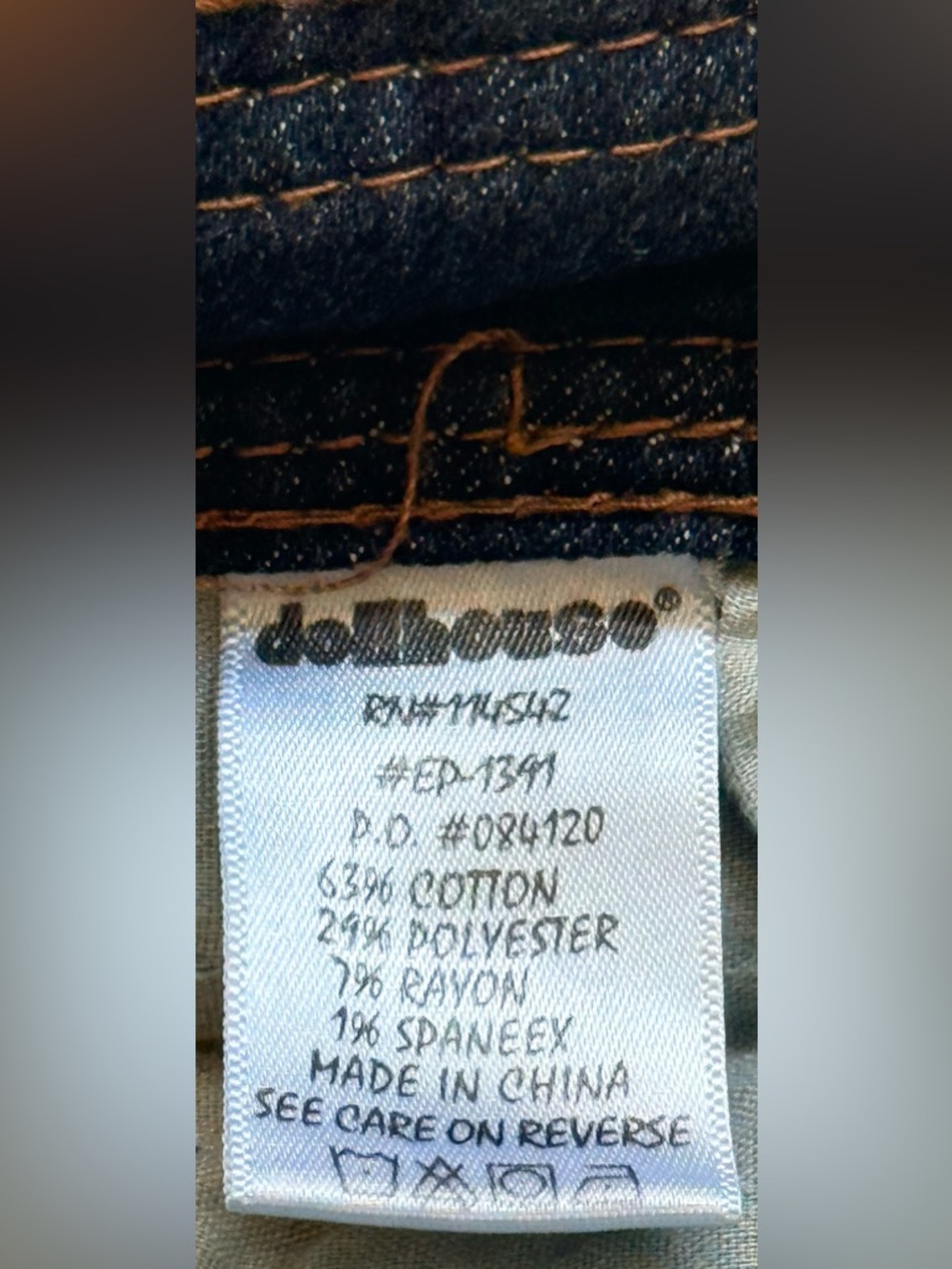 Dollhouse Dark Blue Flared Jeans - Picture 5 of 11